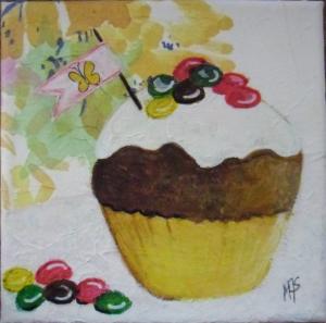 Cupcake et bonbons