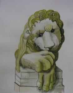 Le lion du parc