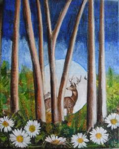 Le roi de la forêt, Incrustation