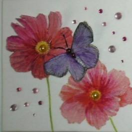 Papillon violet
