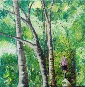 Promenade dans les bois, Incrustation