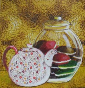 Le pot de macarons