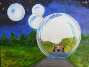 Promenade dans la bulle