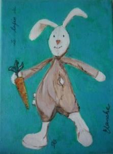 le lapin de Blanche