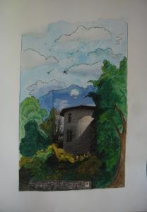 Le château des ducs à Mortemart (87), Incrustation